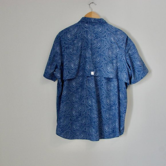 Vineyard Vines Harbor Shirt Surf No Turf Short Sleeve Fish Print Button Down XL - Picture 13 of 16